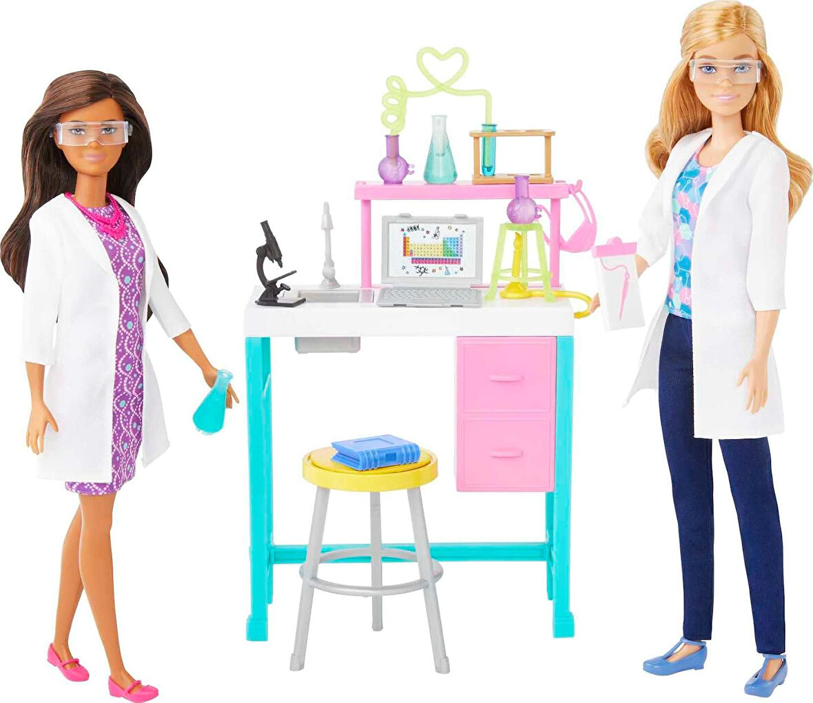 Barbie® Bilim Laboratuarı Oyun Seti, 3Y+, Hjy95