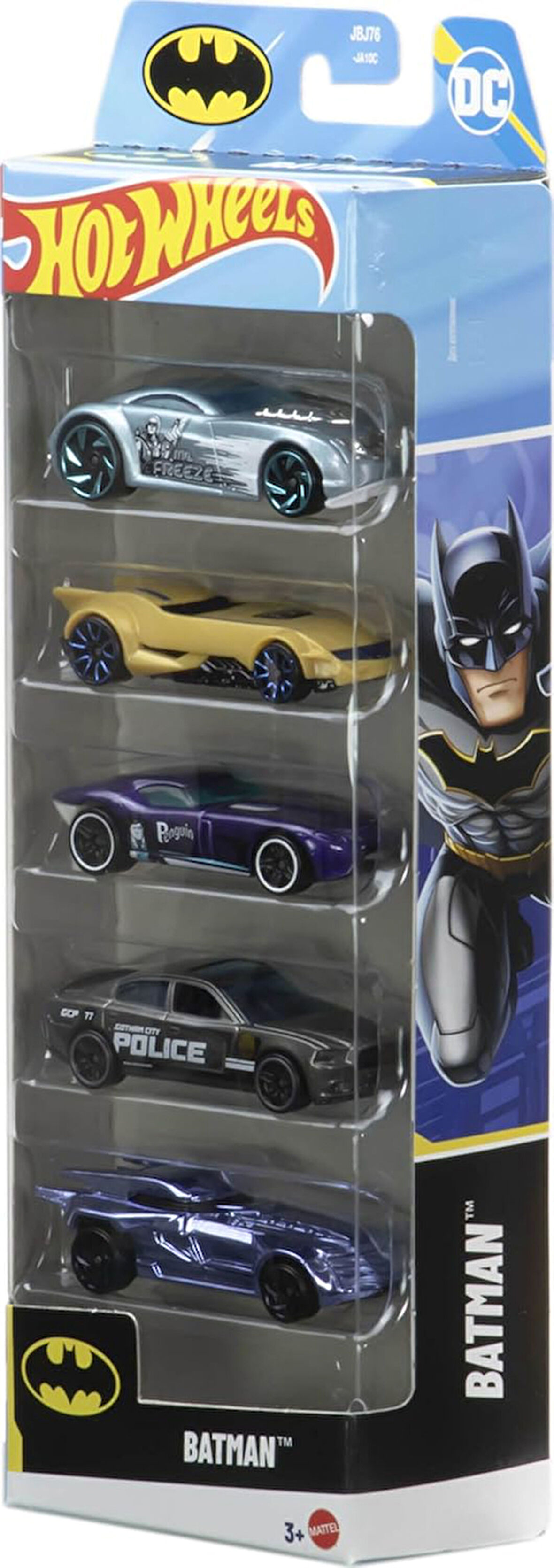 Hot Wheels®® 5'Li Batman Araba Seti, Jdr18