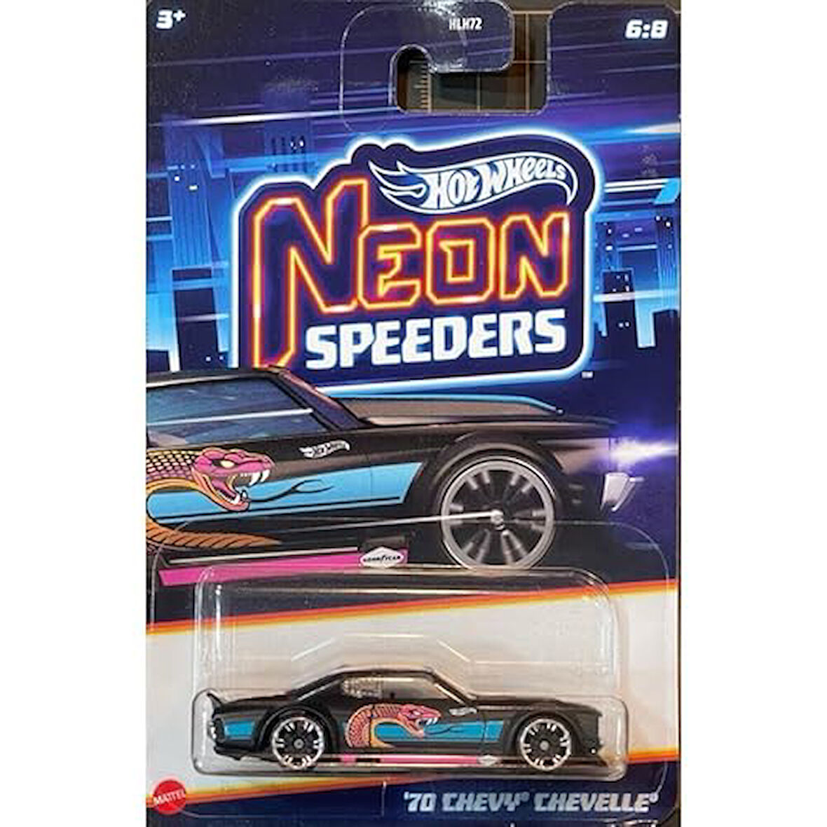 Hot Wheels Neon Yarışçılar Hlh72-70 Chevy Chevelle Jby97