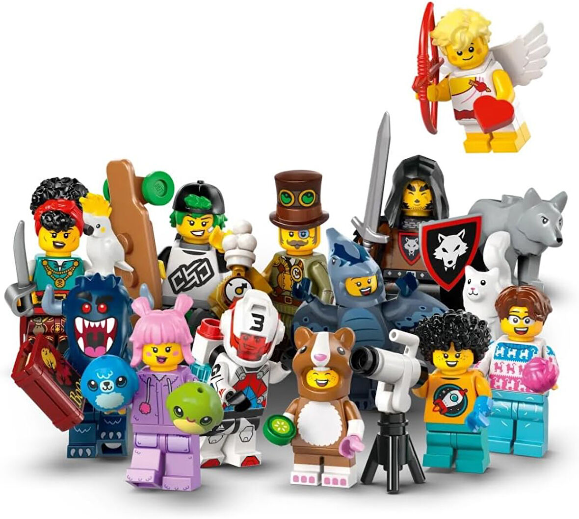 Lego Minifigures Seri 27 71048 – 5 Yaş Ve Üzeri Kız Ve Erkek Çocukları Için Koleksiyonluk Gizemli Ku