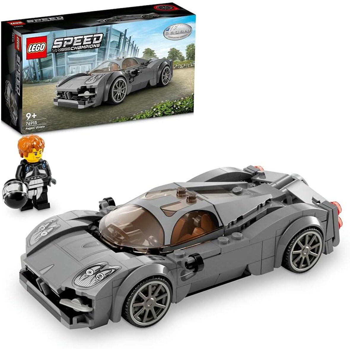 Lego Speed Champions Pagani Utopia 76915-9 Yaş Ve Üzeri Çocuklar İçin Hiper Araba Modeli İçeren Kole