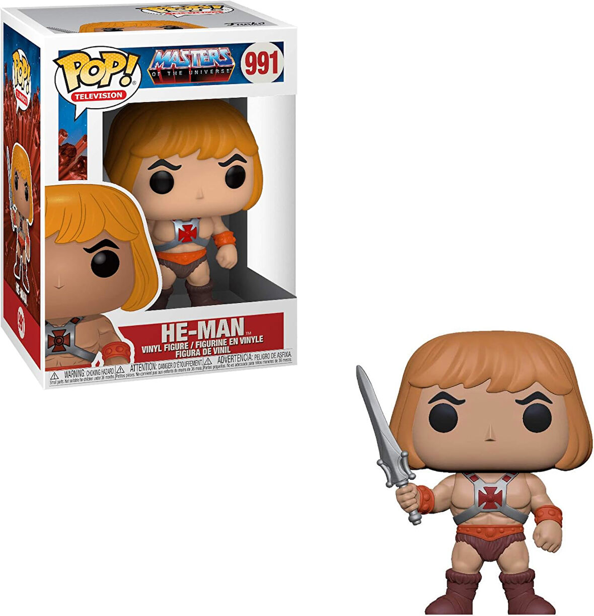 Funko Pop! Animasyon: The Universe Ustaları - He-Man, Multicolor"