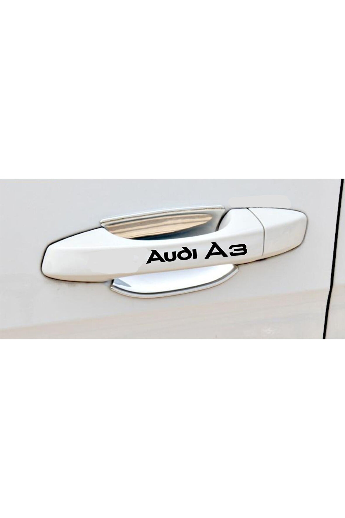Audi A3 İçin Uyumlu Sport Kapı Kolu /Jant Sticker Seti 10 Adet 10 x 1,5 cm