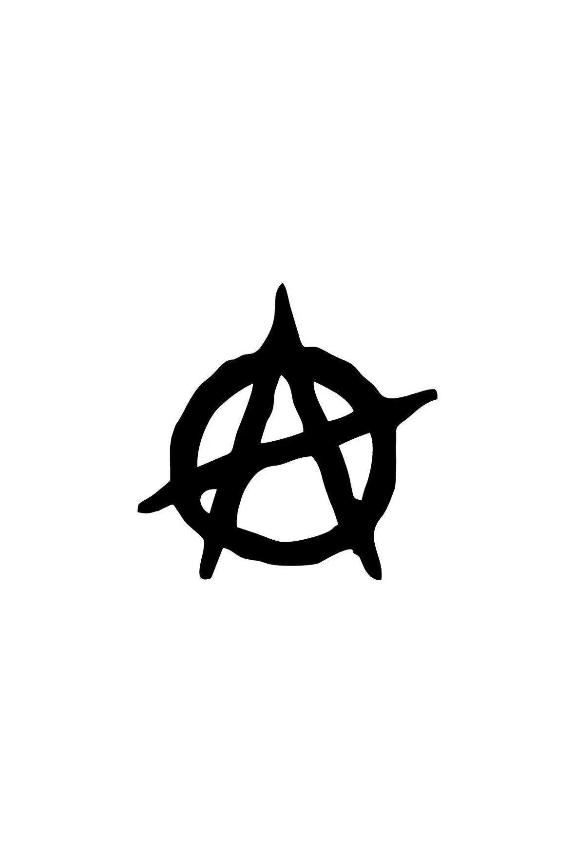 Anarchy Sticker (Oto-Motor-Laptop-Duvar-Dekor) 20 x 20 cm