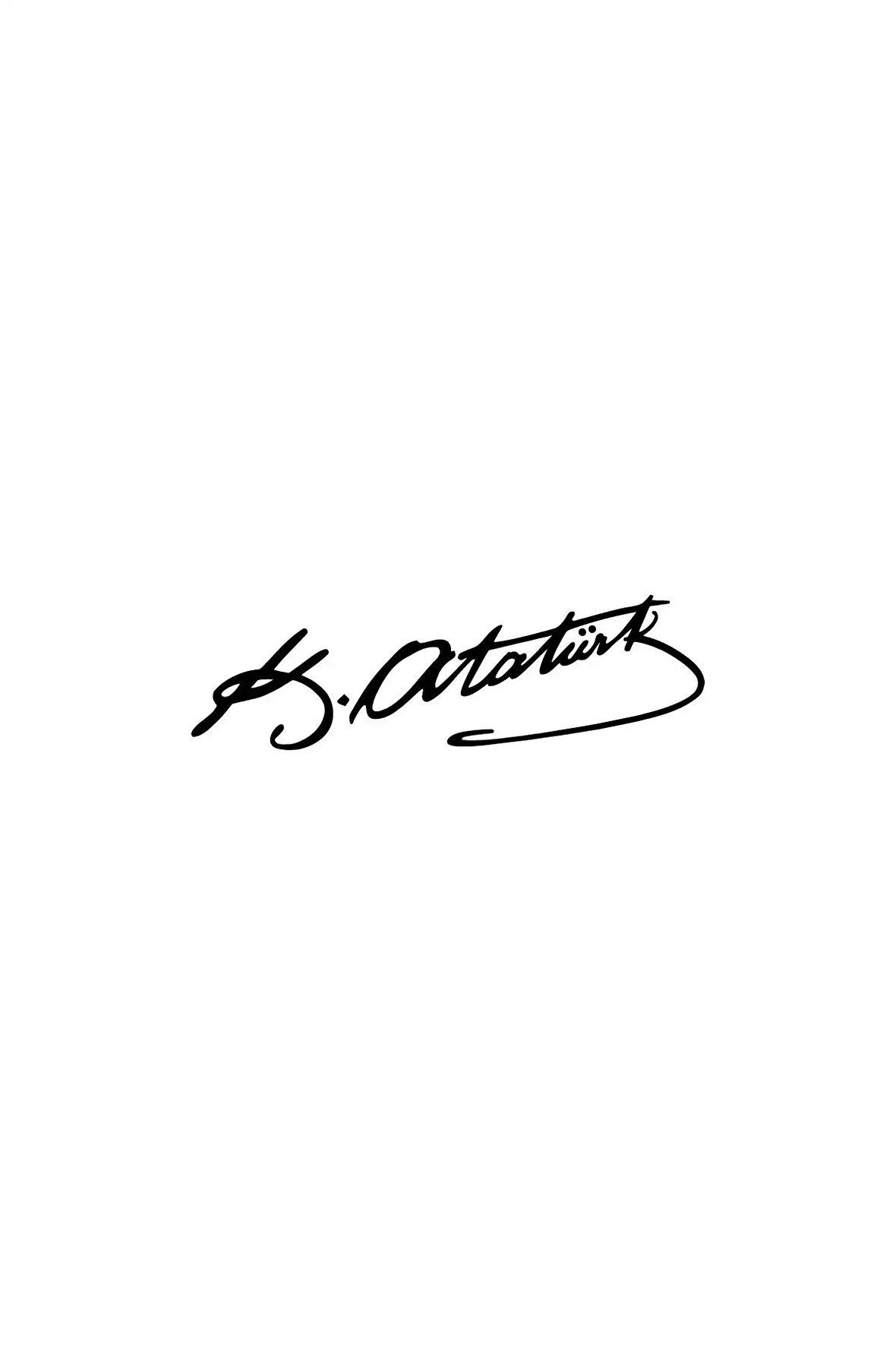Atatürk İmza Sticker (Oto-Motor-Laptop-Duvar-Dekor) 20 x 6 cm