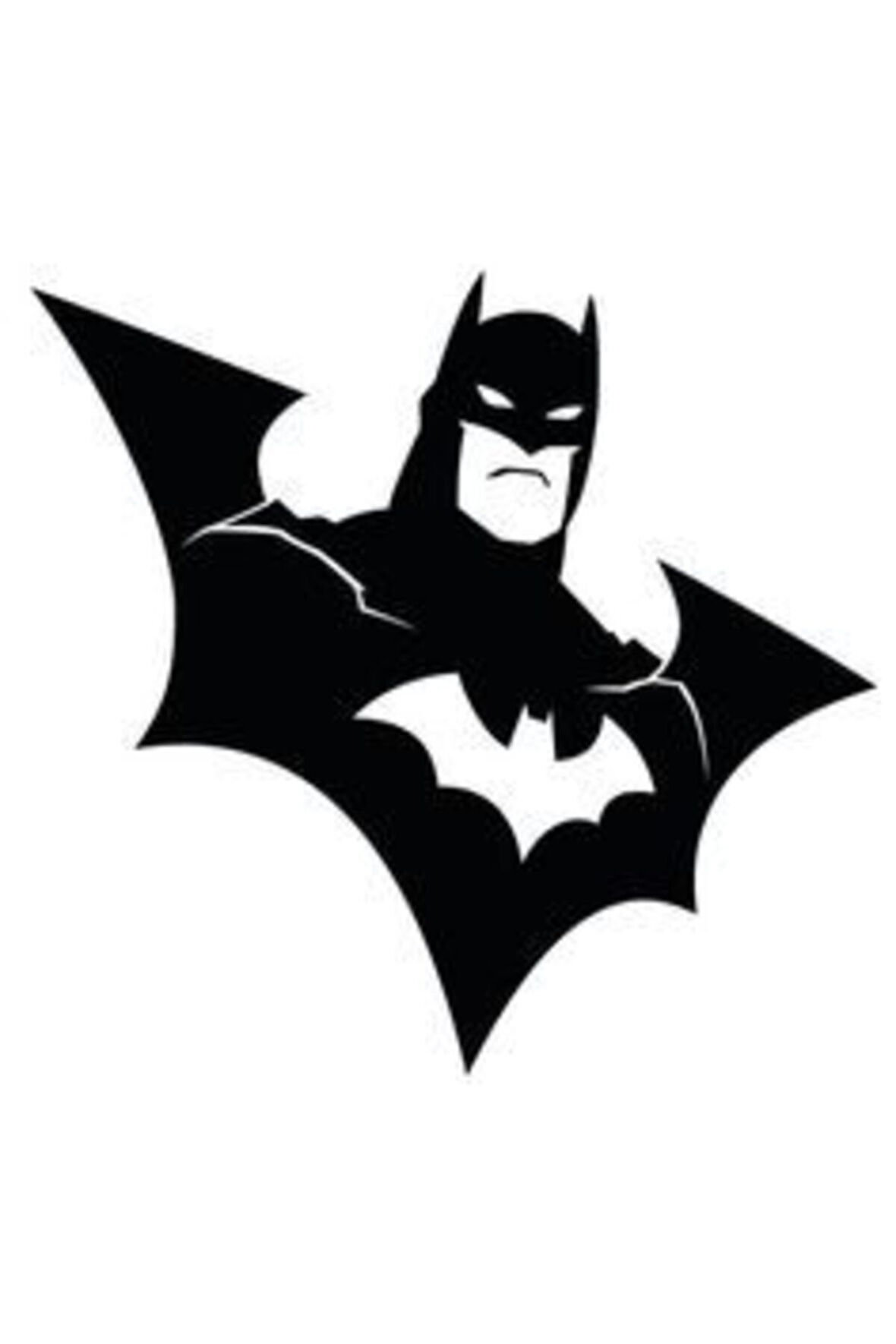 Batman (Oto-Motor-Laptop-Duvar-Dekor) 10 x 9 cm
