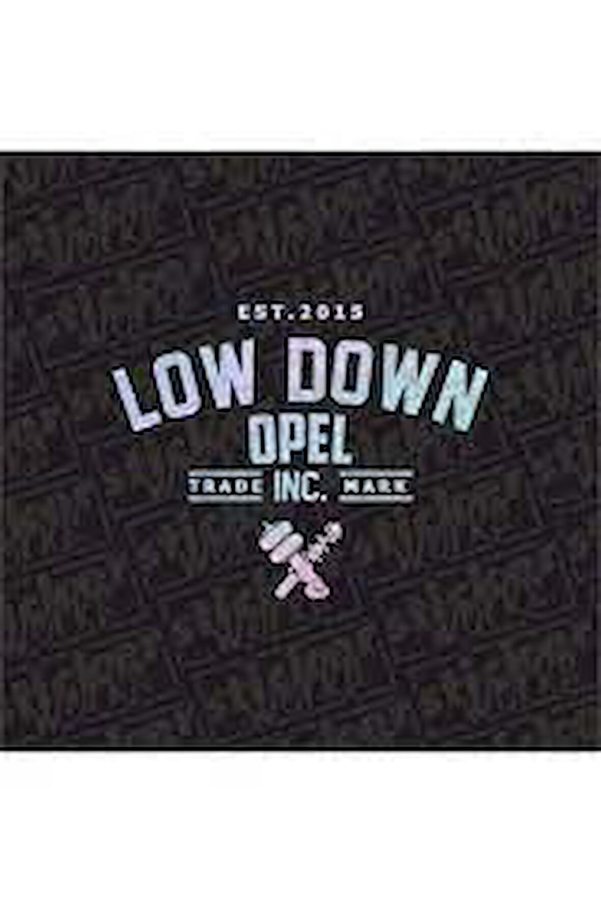 Low Down Opel Arka Cam Hologram Sticker 20 x 15,5 cm