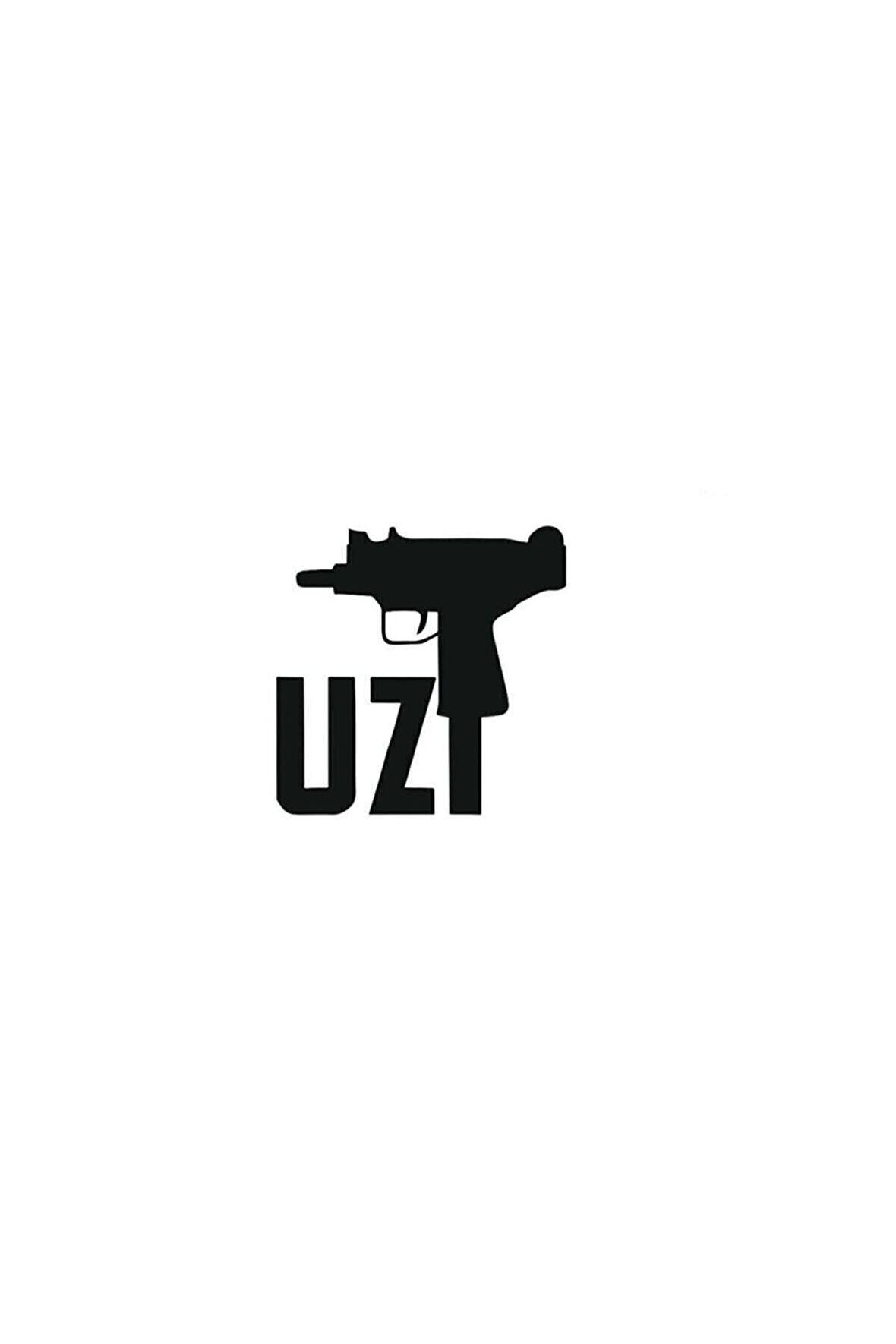 Uzi Sticker (Oto-Motor-Laptop-Duvar-Dekor) 10 x 10 cm