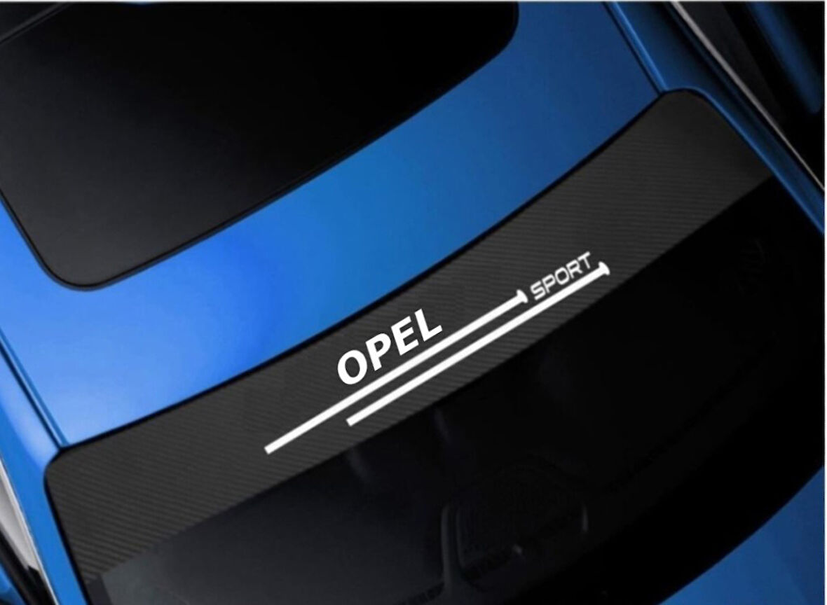 Opel Crossland İçin Oto Ön Cam Karbon Sticker 100 x 20 cm