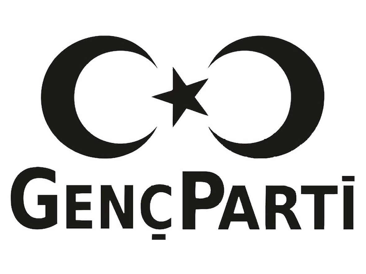 Genç Parti Logo Sticker (Oto-Motor-Laptop-Duvar-Dekor) 30 x 36 cm