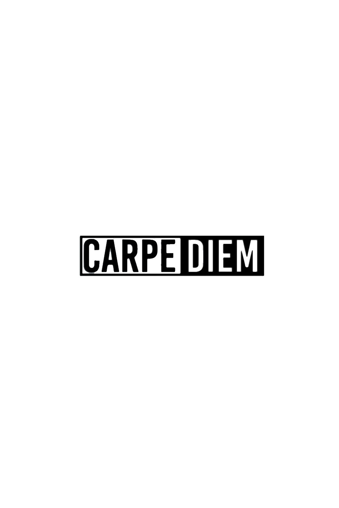 Carpe Diem Sticker (Oto-Motor-Laptop-Duvar-Dekor) 30 x 9 cm