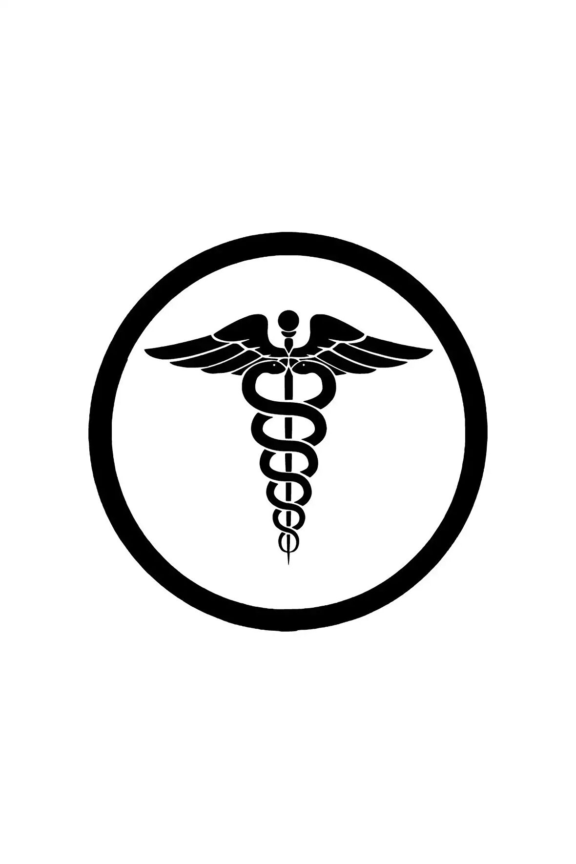 Doktor Logosu Sticker Duvar Dekor Sticker 40 x 40 cm