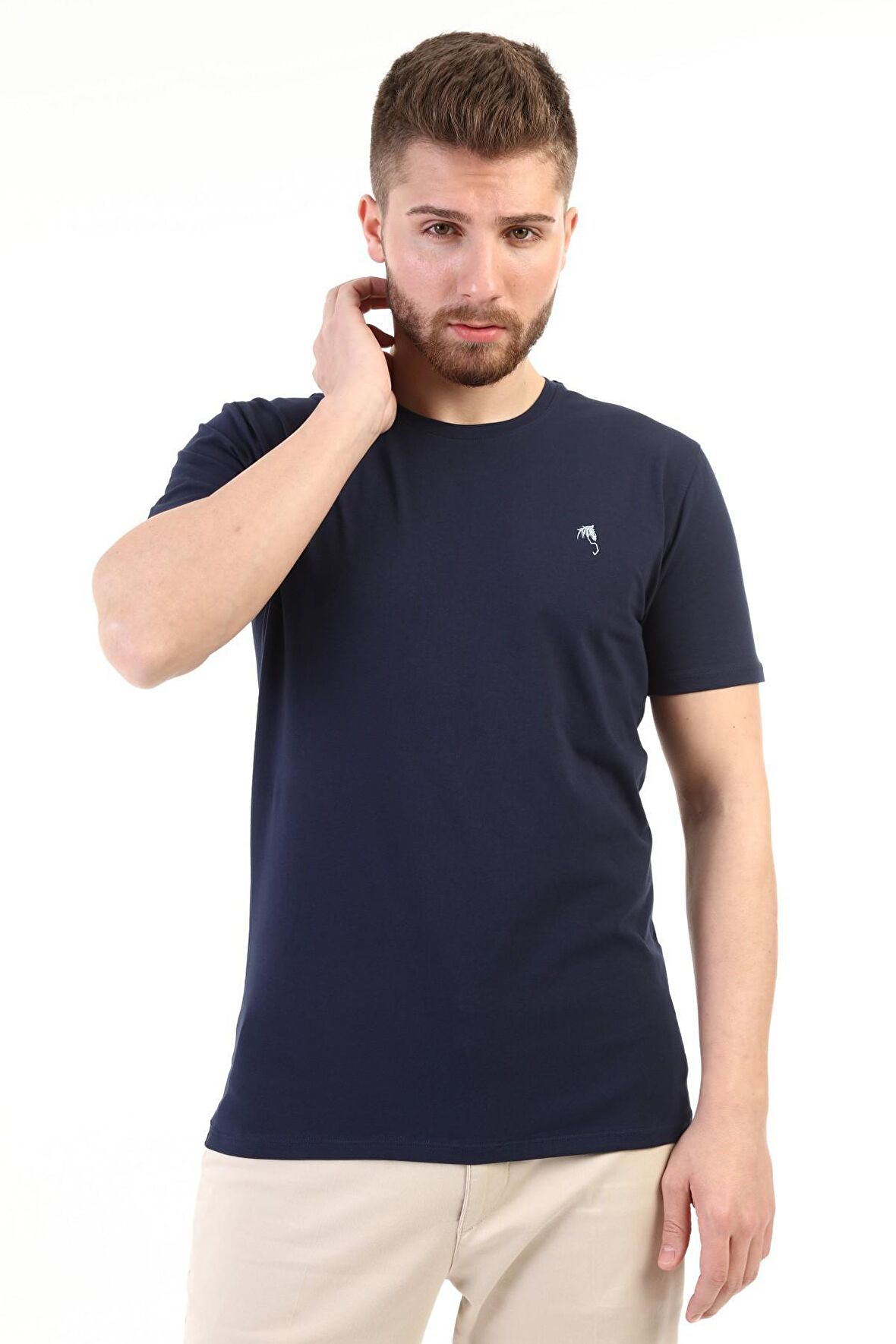 Yuvarlak Yaka Kısa Kol Penye t-shirt