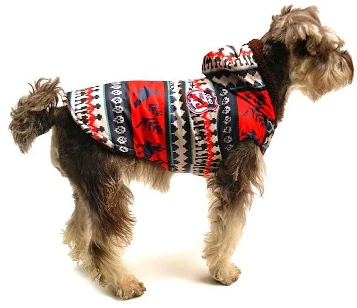 Köpek Küçük ve Orta Irk Mont  Reindeer  Dışı Yağmurluk İçi Polar