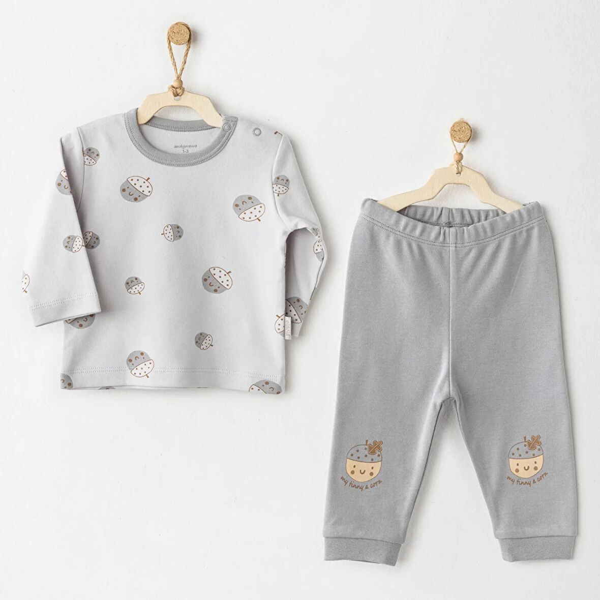 Hello Autumn 2'li Takım Grey