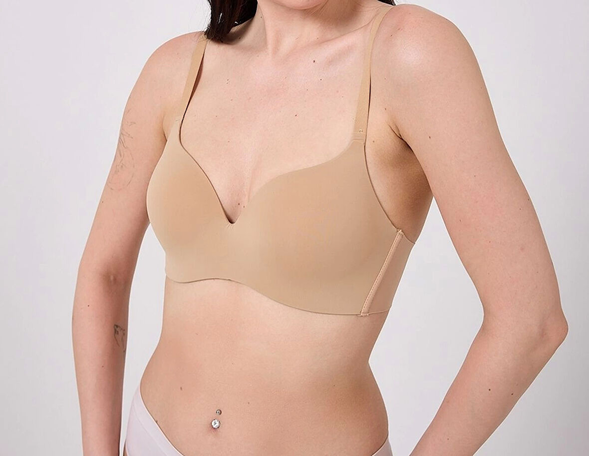 Freshness Msf02 Geniş Sırt Kuşaklı Lazer Kesim Sütyen