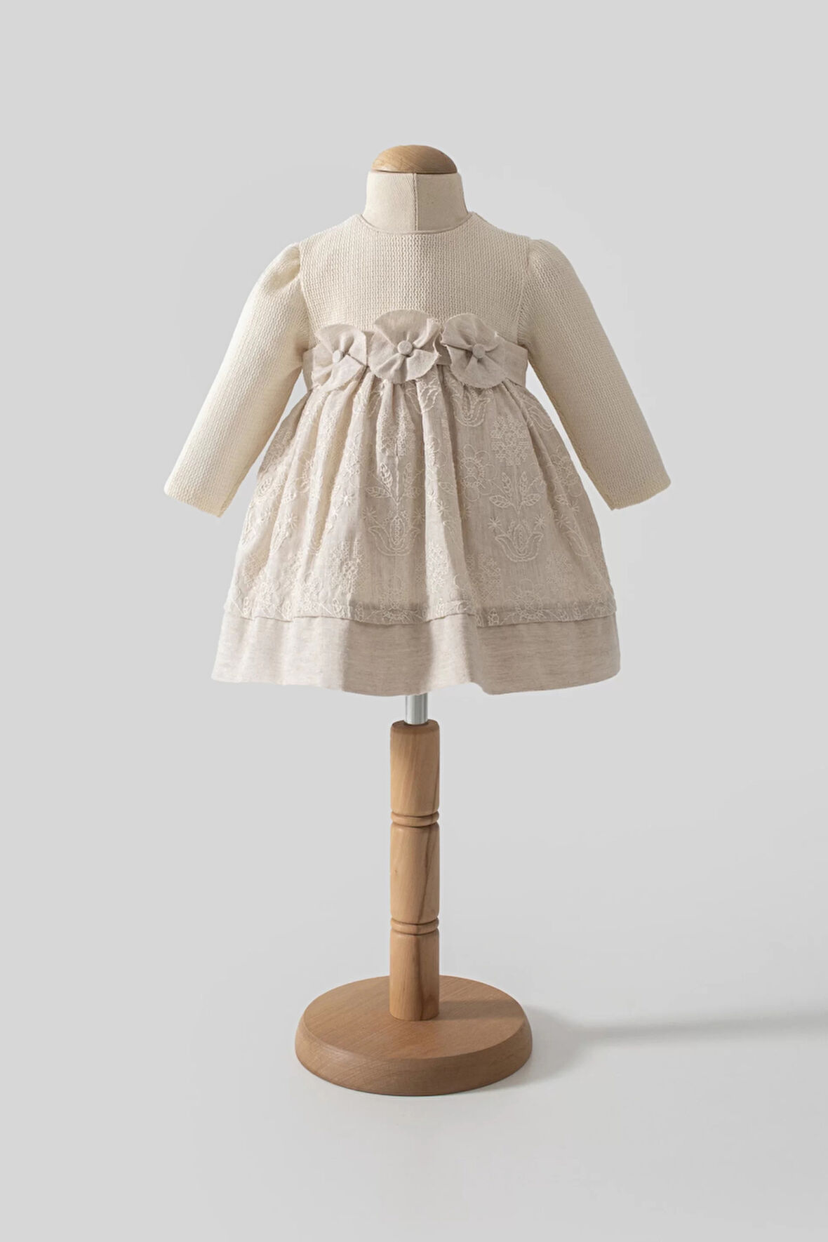 Tongs Baby Elbise 8051 Ekru