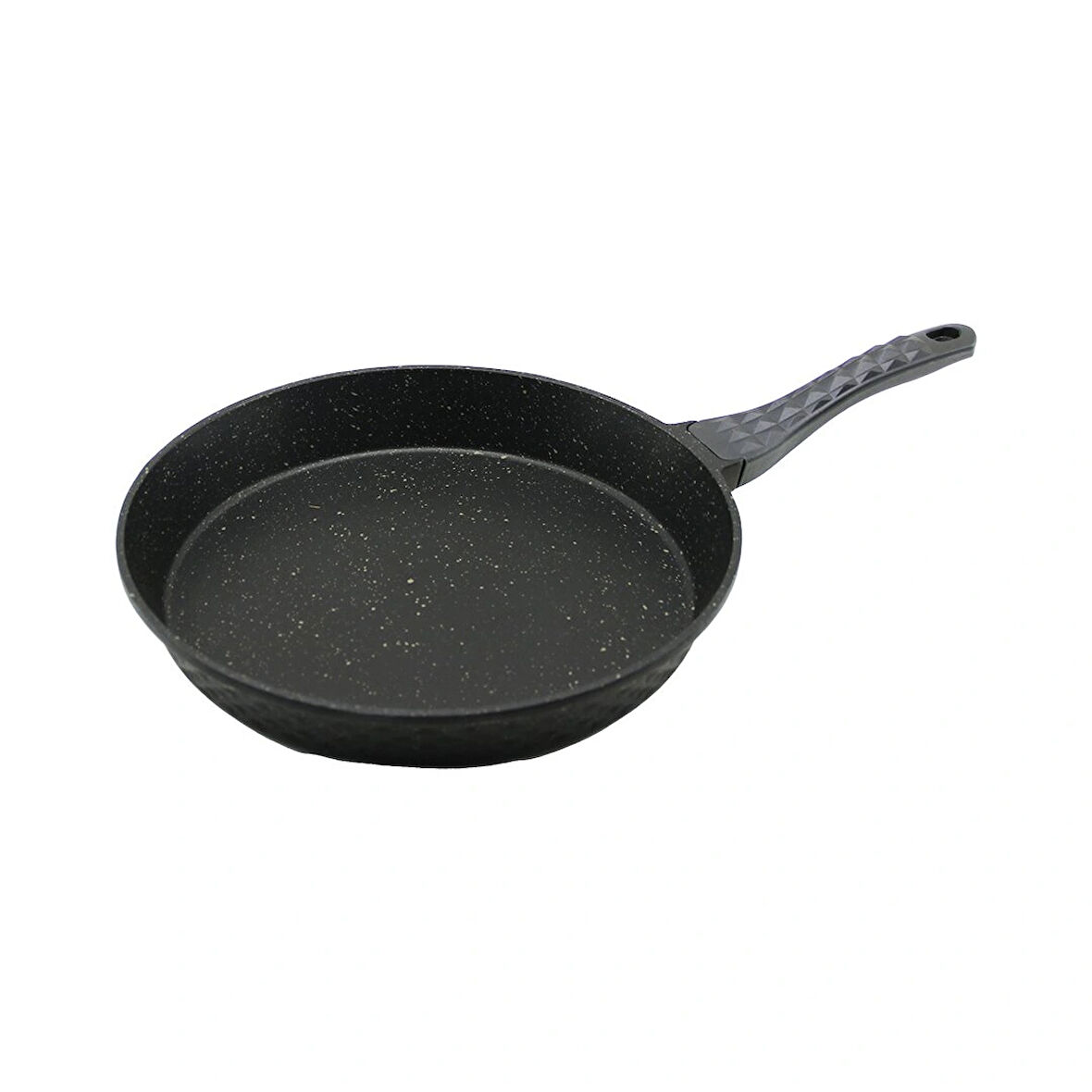 32cm Döküm Tava Kabartma Piramit Desenli Bakalit Sap=18.2cm Poşetli Ambalaj