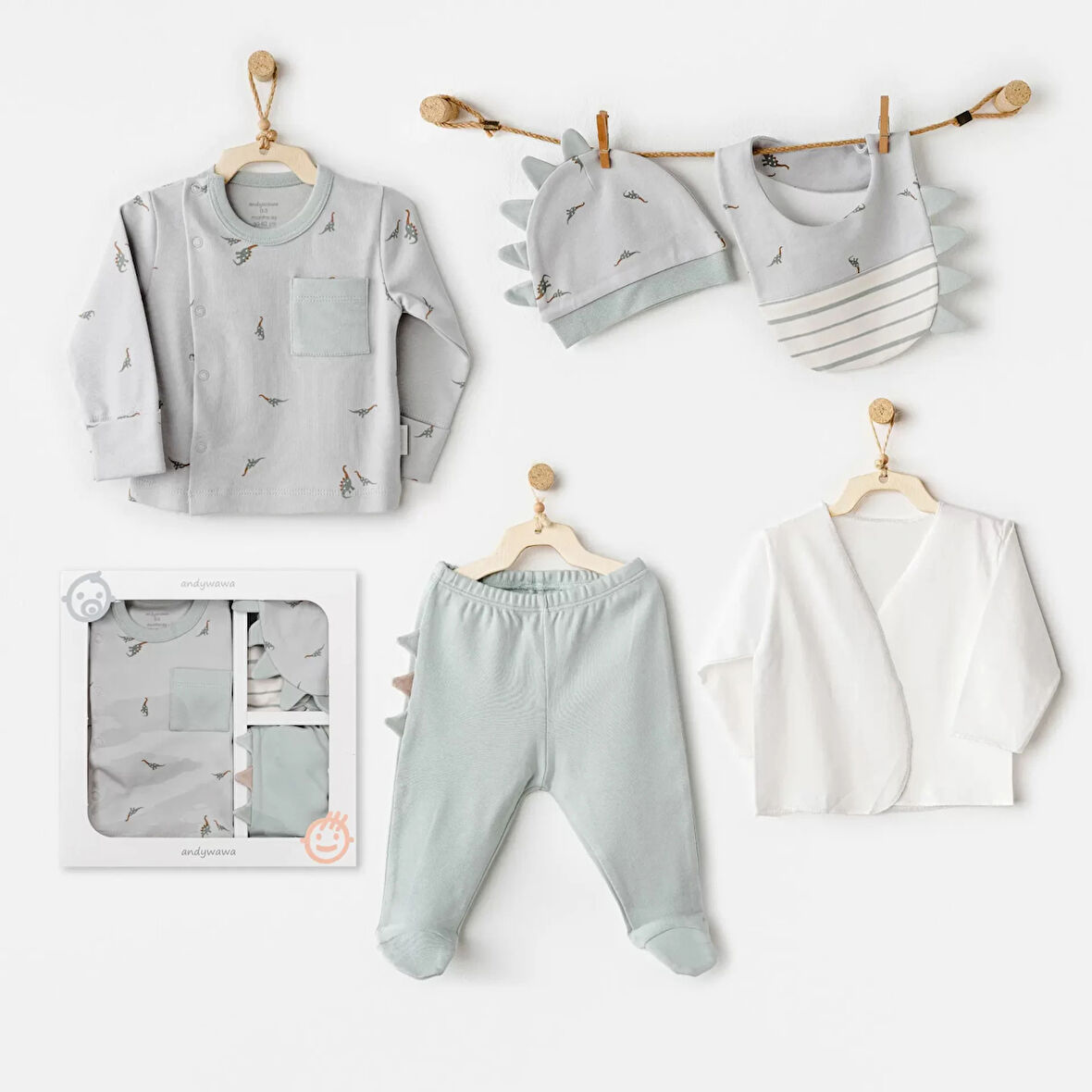 Mummy S Snuggle Saurus 5'li Hastane Çıkışı Green