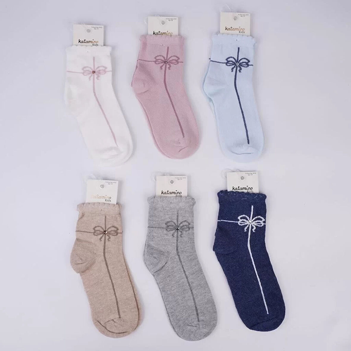 Kumru Kız Soket Çorap K22224 Asorti