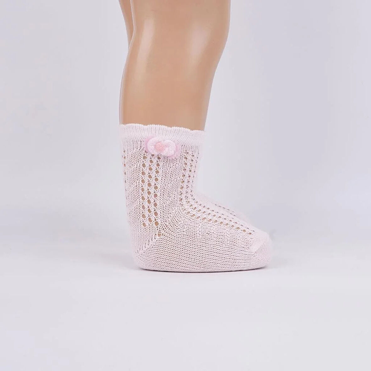 Maskot Aks File Kız Bebek Soket Çorap K43017 Asorti