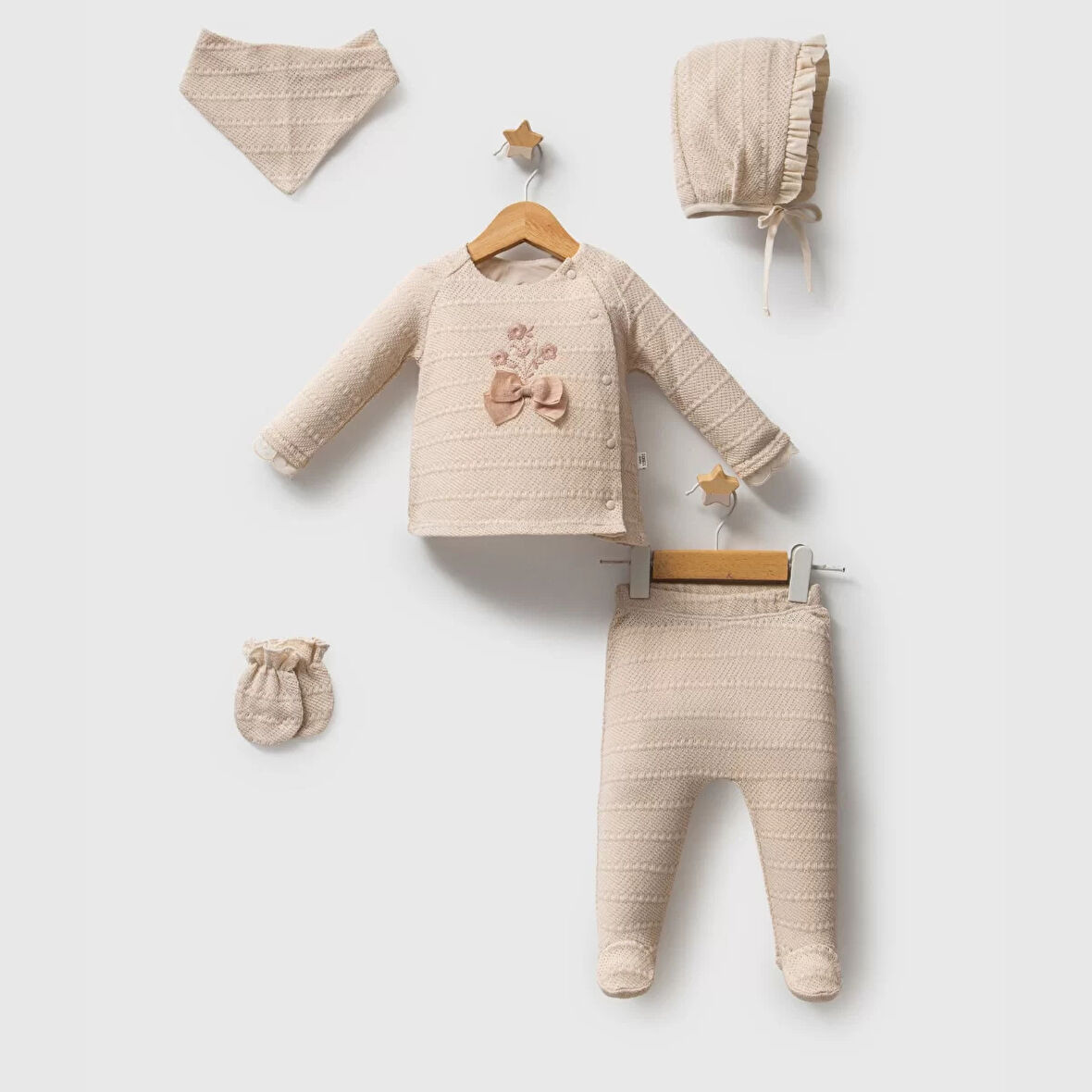 Tongs Baby Magic Forest 5'li Hastane Çıkışı 5645 Krem