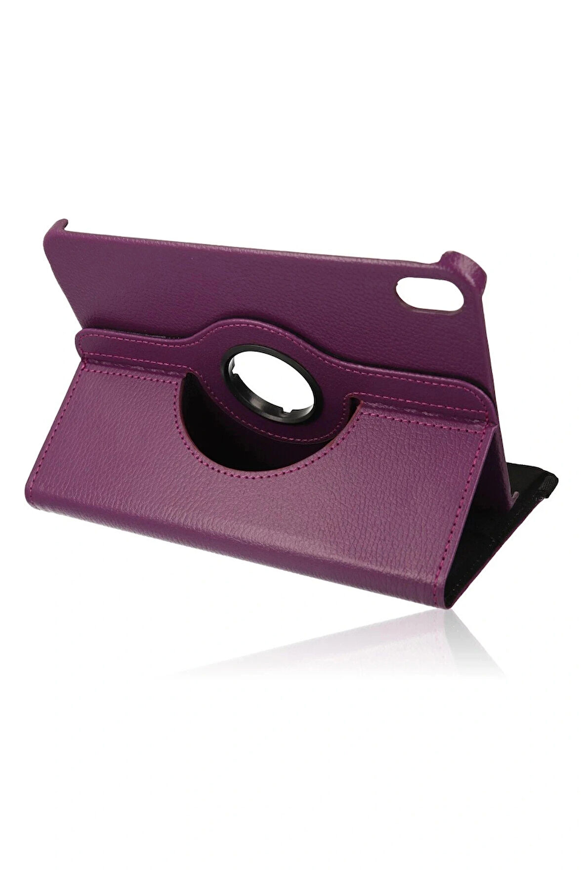 iPad Mini 6 Kılıf 360 Tablet Deri Kılıf - Mürdüm