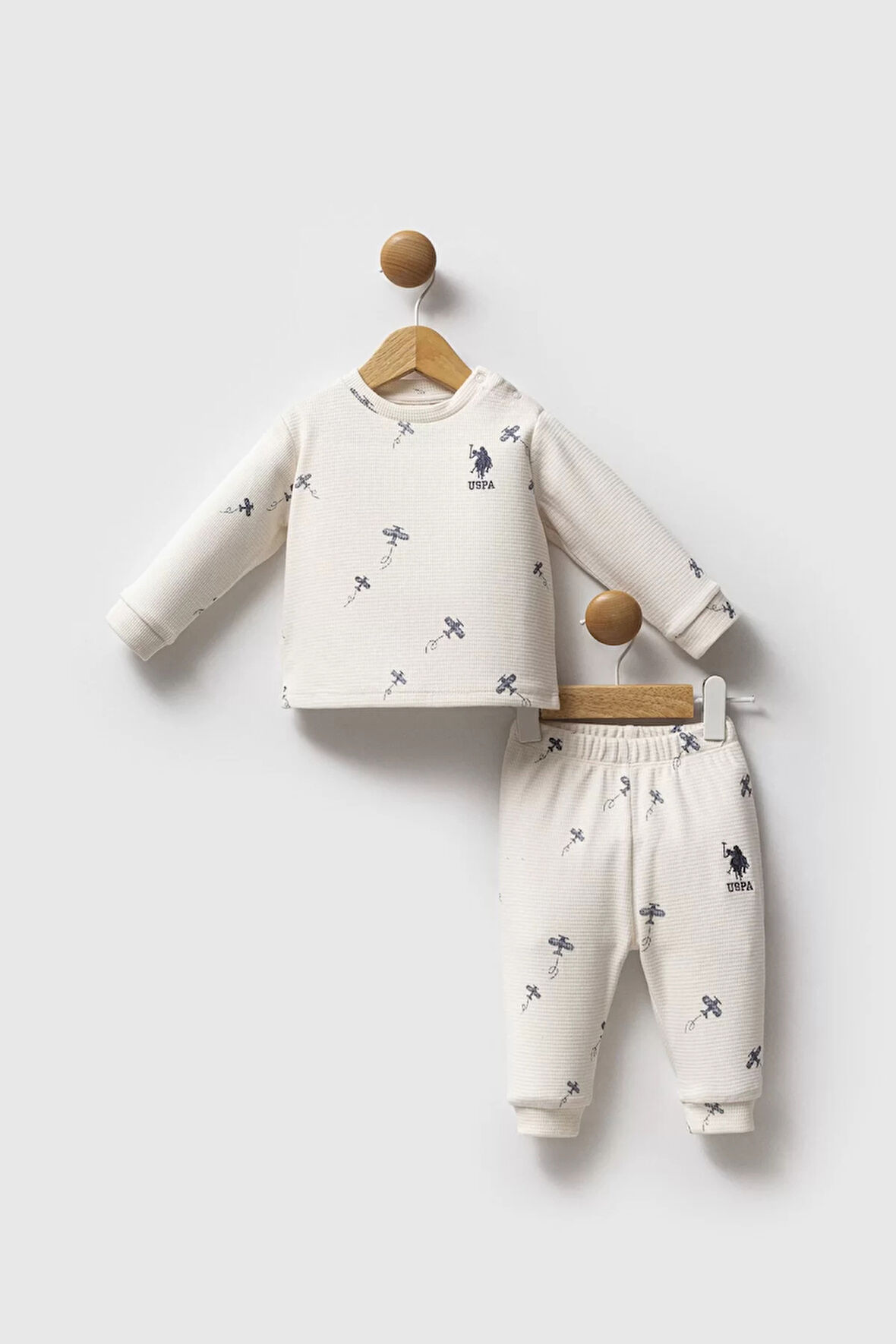 U.s. Polo Assn 2 Li Takım Usb2605 Ekru