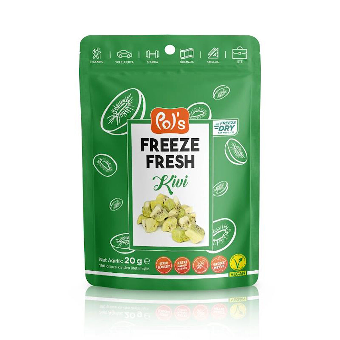 Pol’s Freeze Fresh Kivi 20 Gr