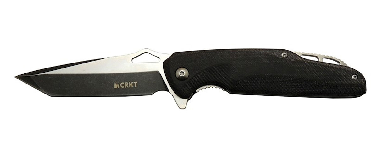 Crkt Predator 706 CBK Siyah Kamp / Outdoor Çakı 21cm - Yarı Otomatik, Kutulu
