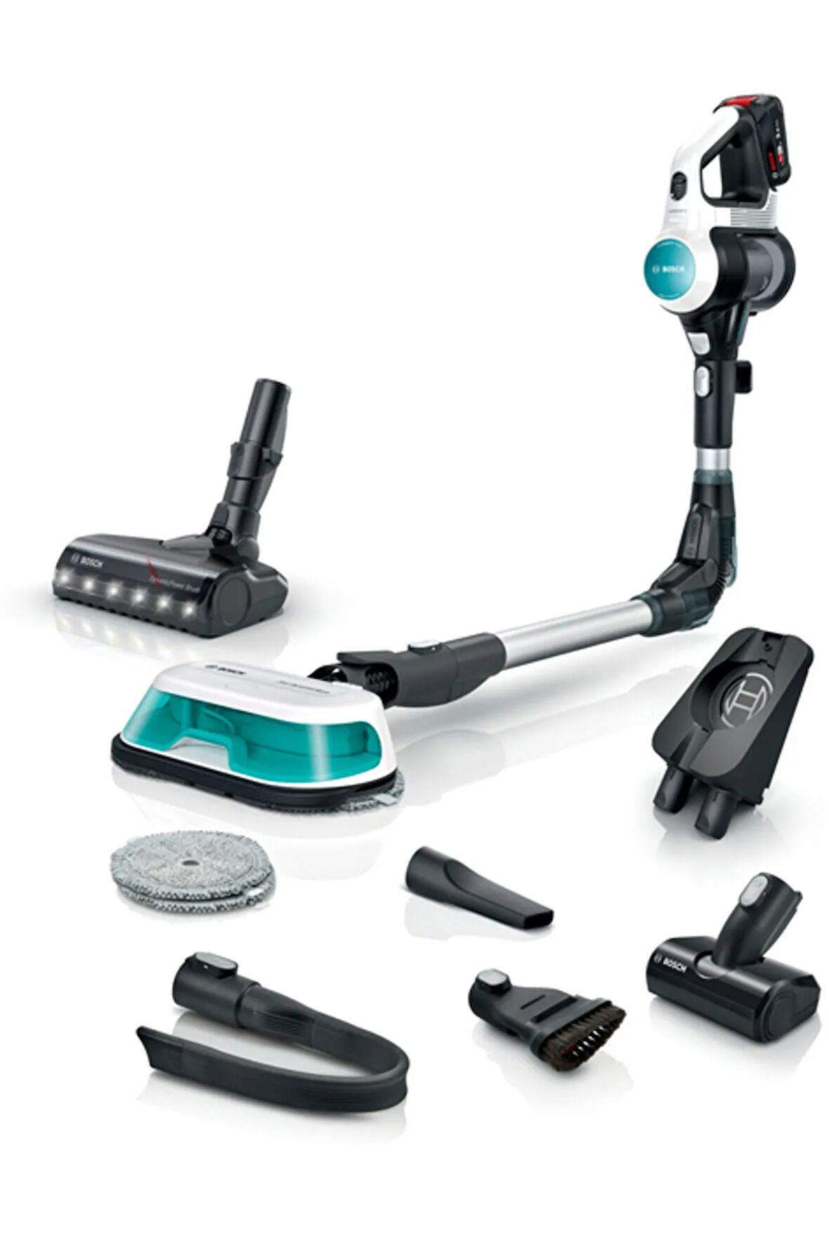 Unlimited 7 Prohygienic Aqua Beyaz Dik Şarjlı Süpürge