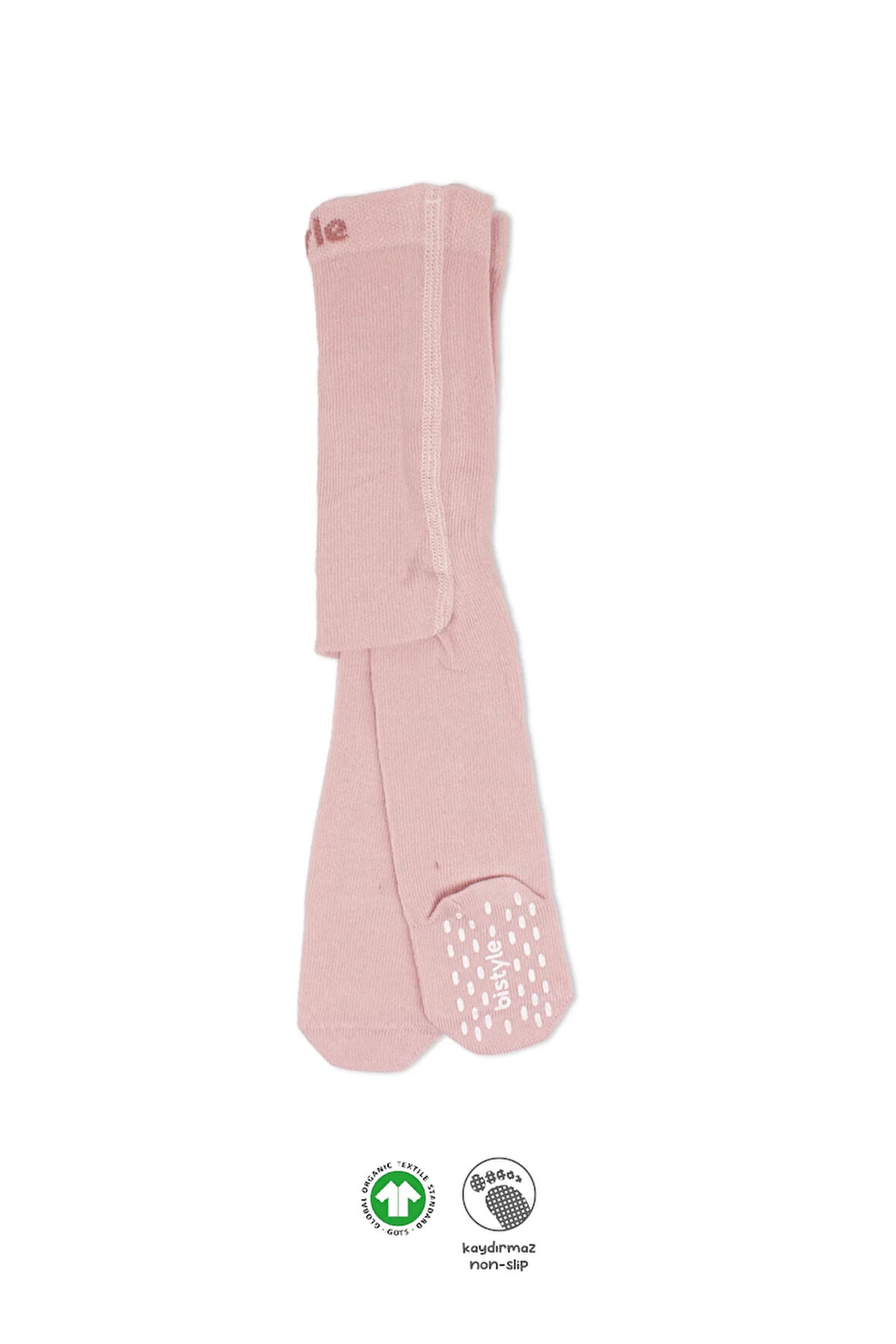 Bistyle Penye Kaymaz Külotlu Çorap 50109 Pembe