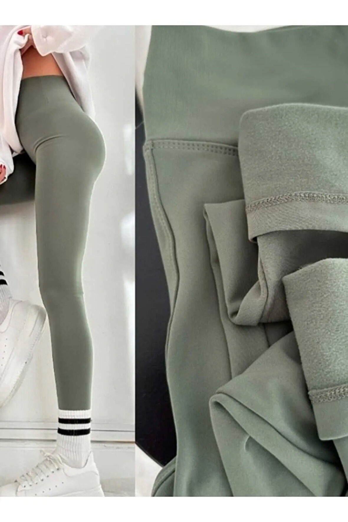 Şardonlu Dalgıç Kumaş OyssDarPaçaDar Kalıp Kışlık Tayt