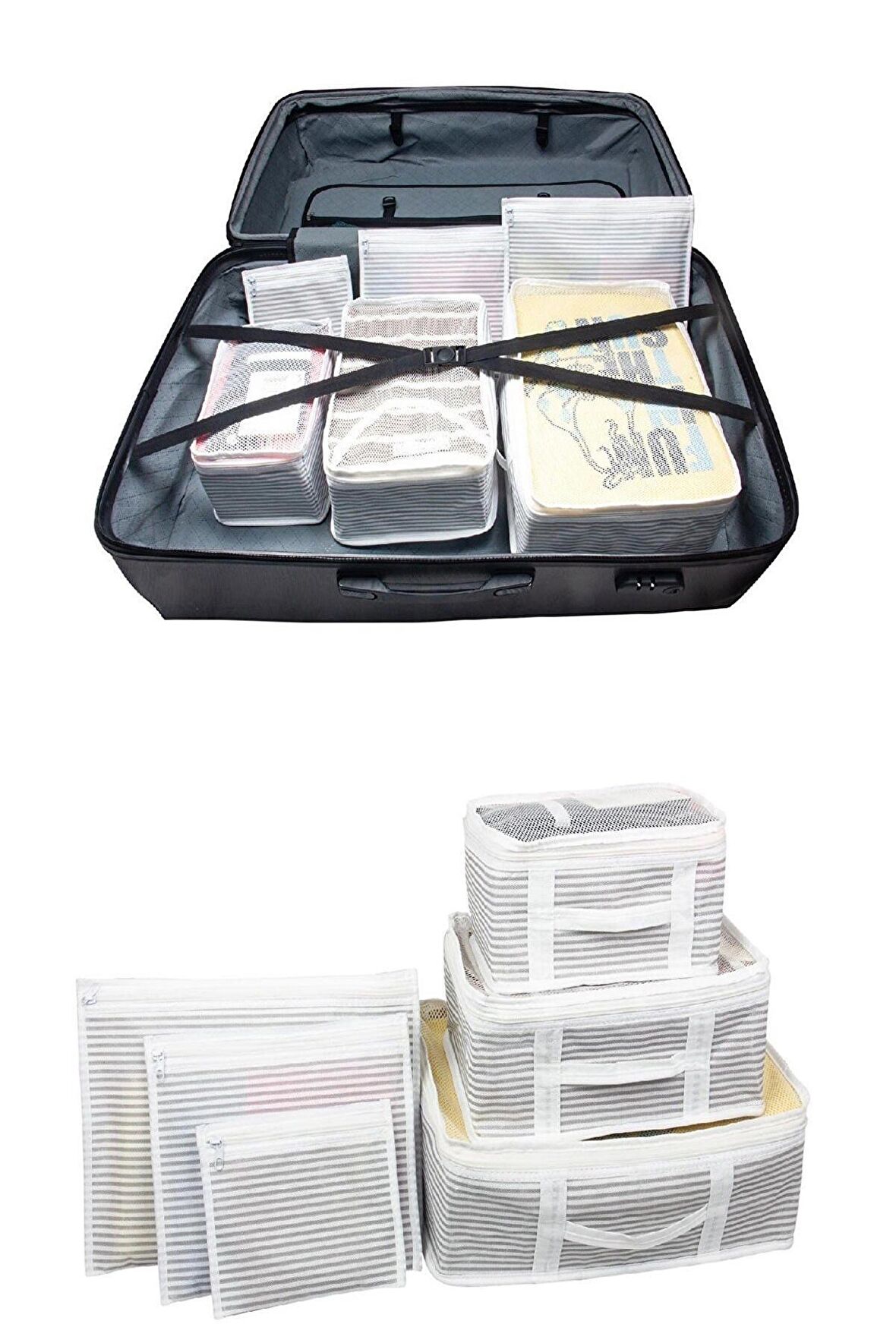 6 Parça Bavul Içi Düzenleyici Organizer