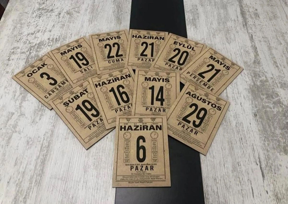 Özel gün takvimi