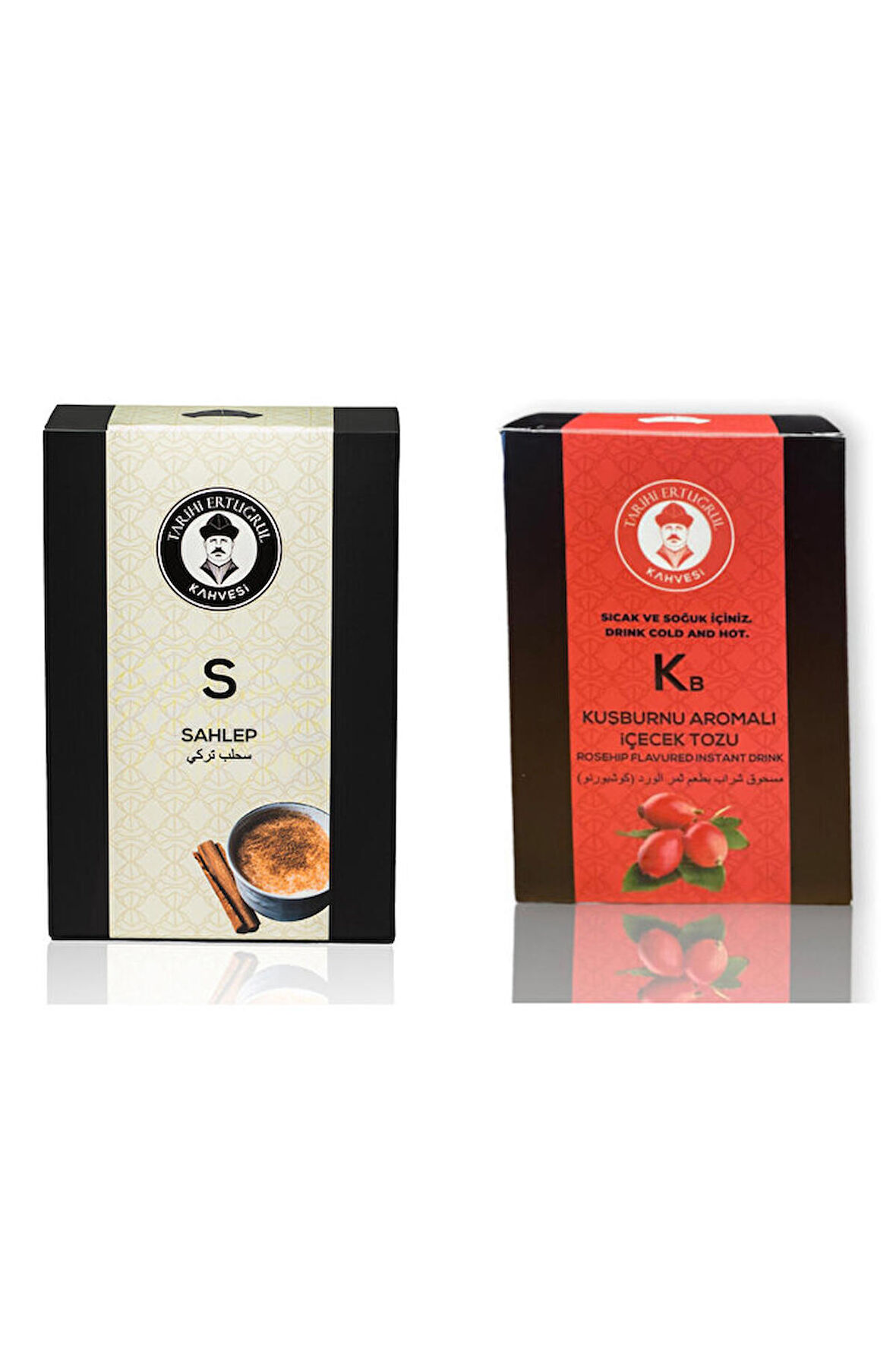 Salep Kutu 200 G & Kuşburnu Aromalı İçecek Tozu Kutu 200 G - 2’li Set