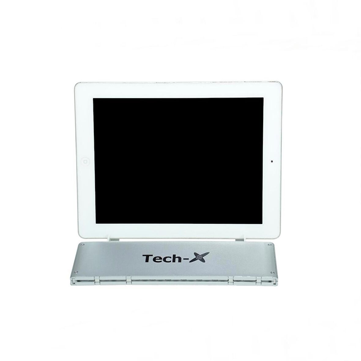 Tech-X Win/iOS/Android Uyumlu Katlanabilir Bluetooth Klavye Telefon Tutucu Kılıf Hediyeli
