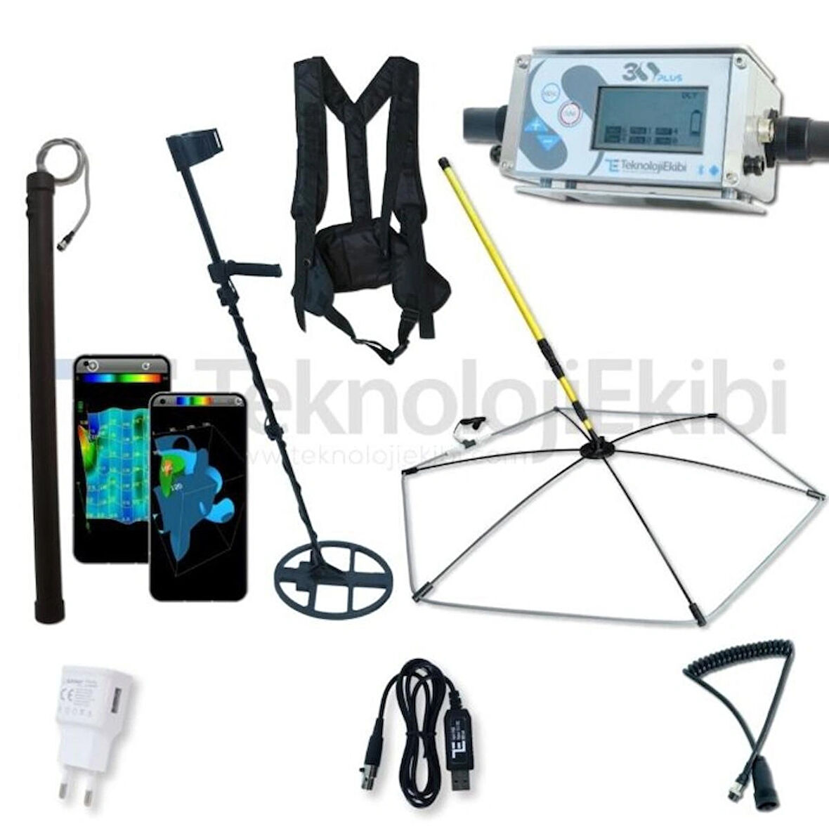 Teknoloji Ekibi Pulse3S Plus 3D Gradiometre Yer Altı Görüntüleme Cihazı