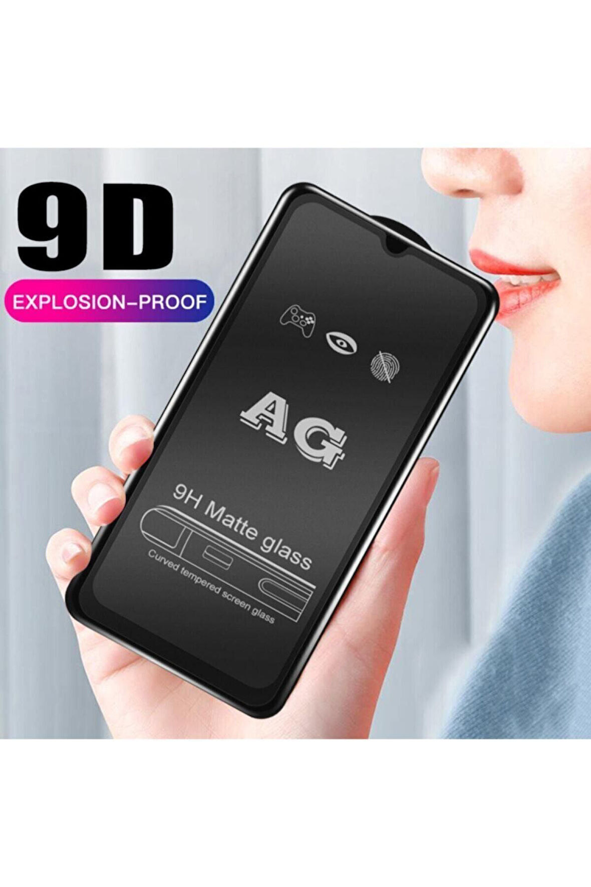 Samsung M51 Uyumlu Mat Tam Kaplayan Nano Full Ekran Koruyucu