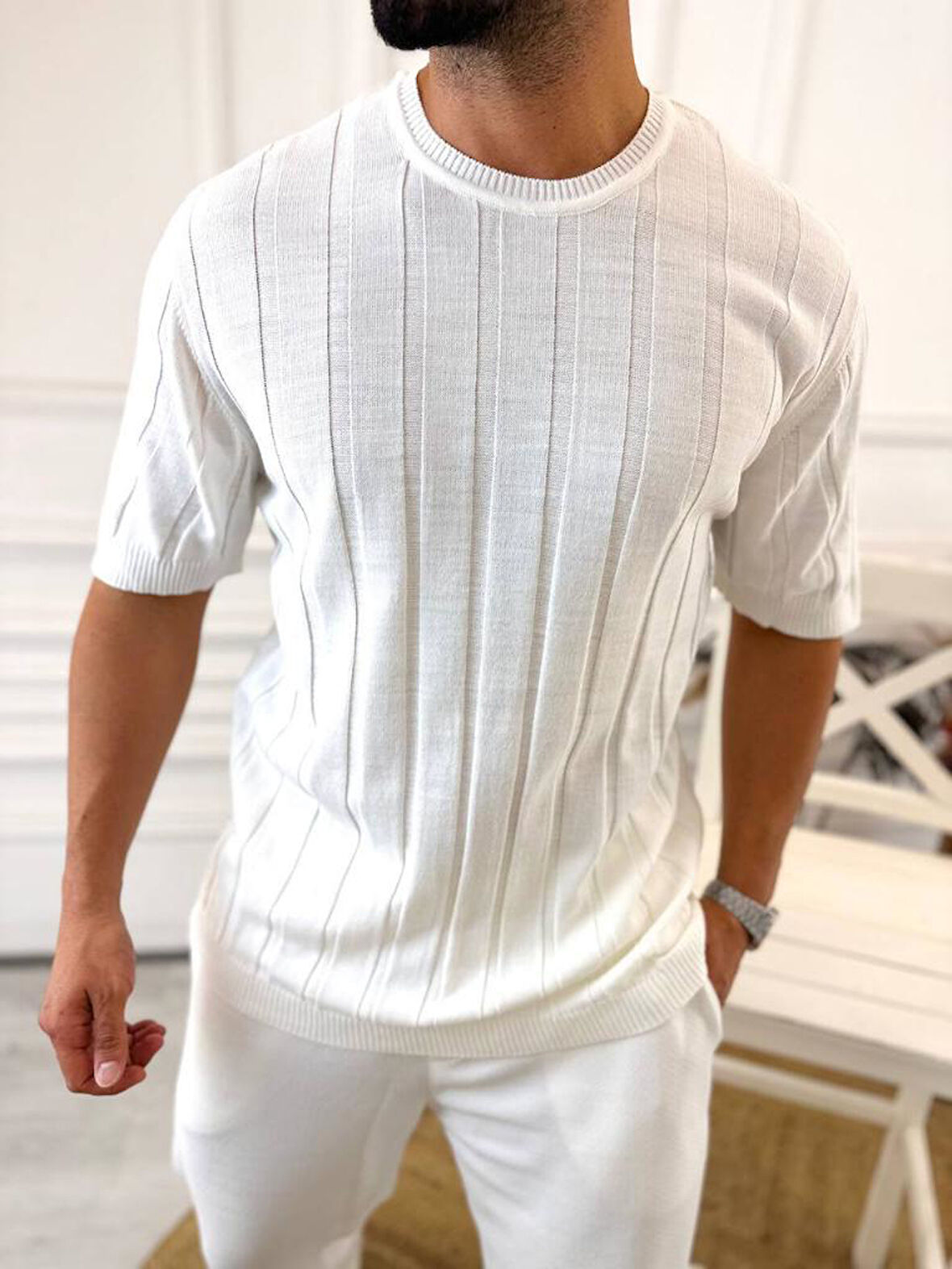 T-Shirt Nefes Alabilen Terletmez Bisiklet Yaka Tshirt Oversize  Bol Kesim Tişört