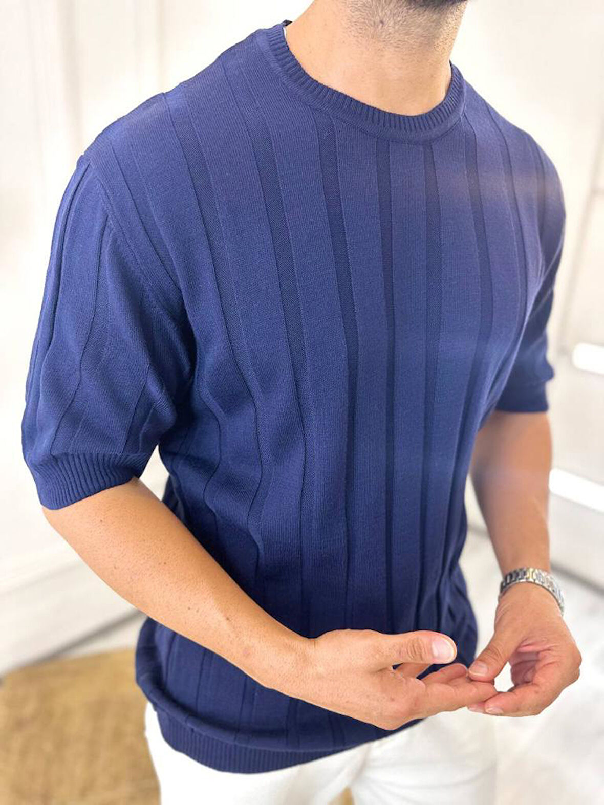 T-Shirt Nefes Alabilen Terletmez Bisiklet Yaka Tshirt Oversize  Bol Kesim Tişört