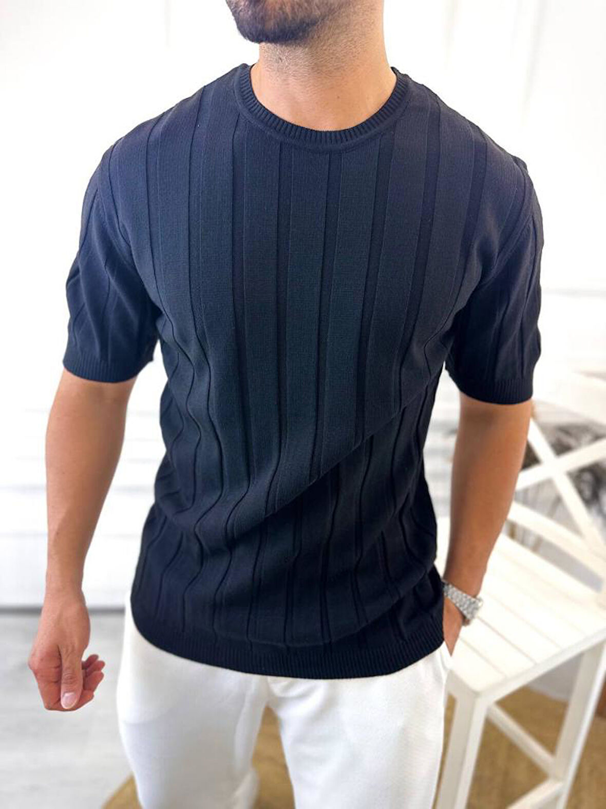 T-Shirt Nefes Alabilen Terletmez Bisiklet Yaka Tshirt Oversize  Bol Kesim Tişört