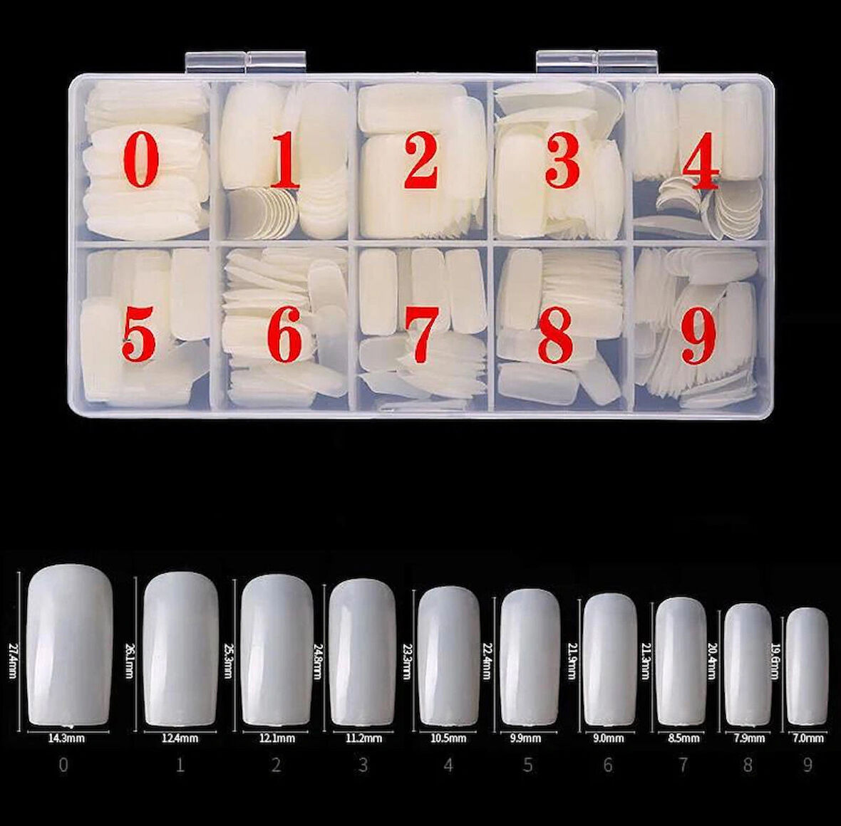 Anıl Manikür Protez Tırnak Uzatma Tips 500”lü