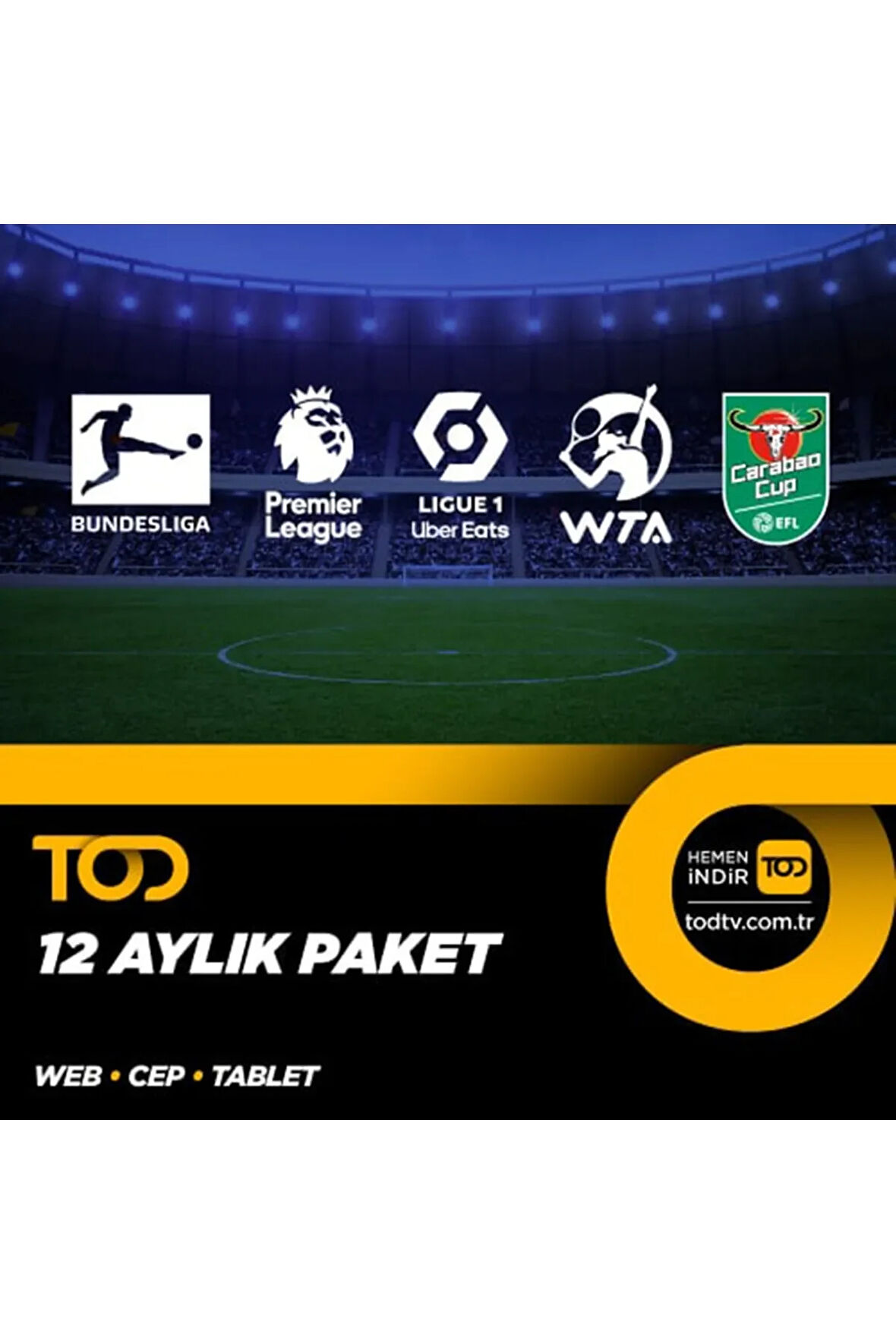 12 Aylık Spor Extra+ Paketi - (Web + Cep + Tablet)