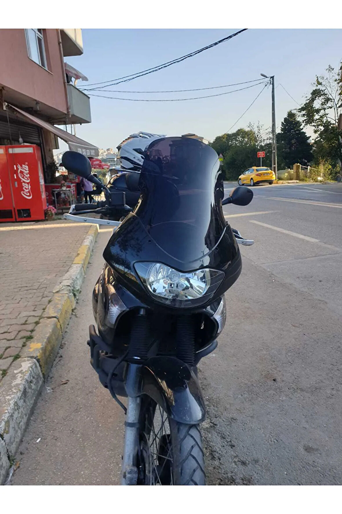 Honda Transalp XL 650 Siperlik Ön Cam 2000 2008 Model 54cm Siyah Renkli 4mm