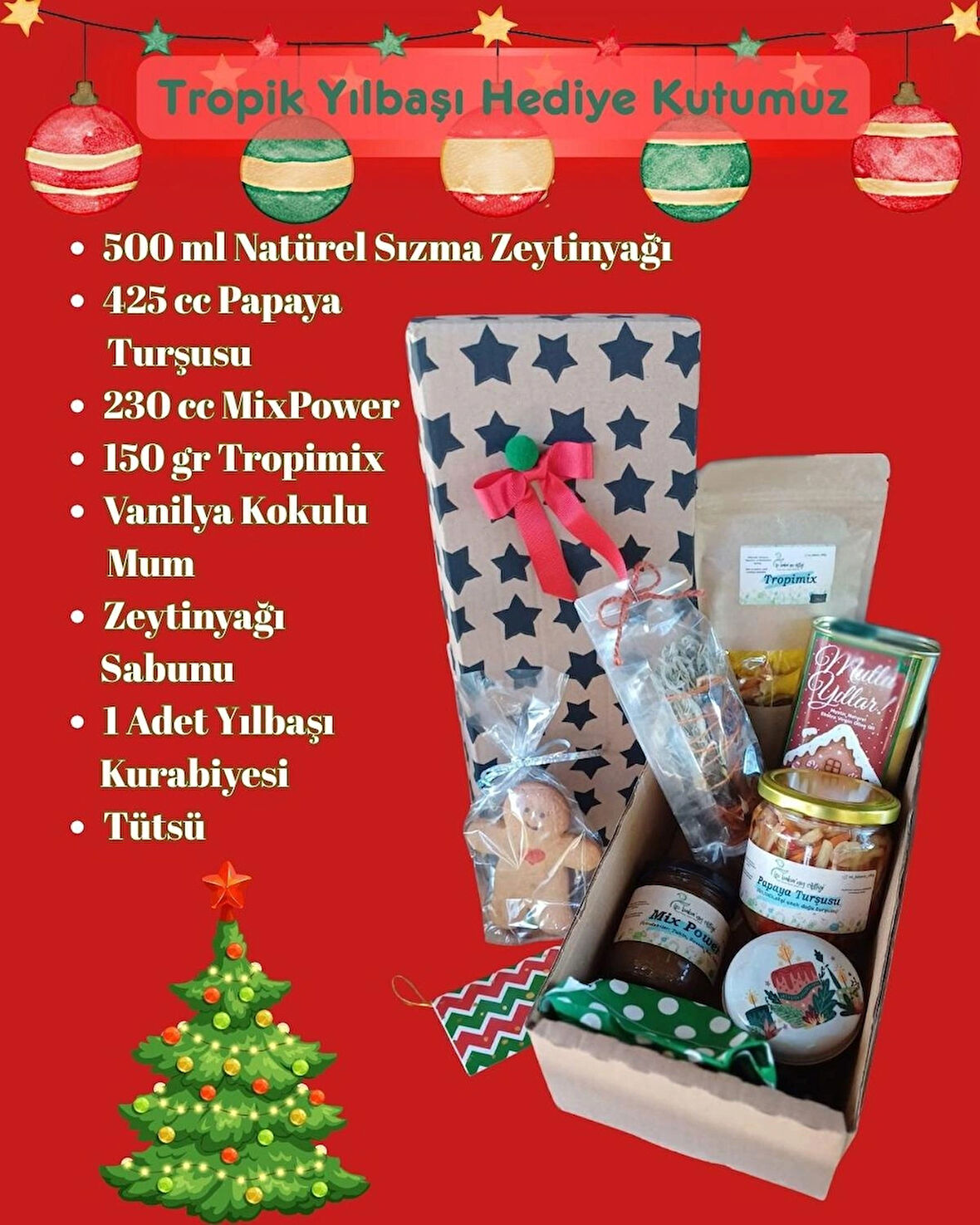 Tropik Yılbaşı Hediye Kutusu