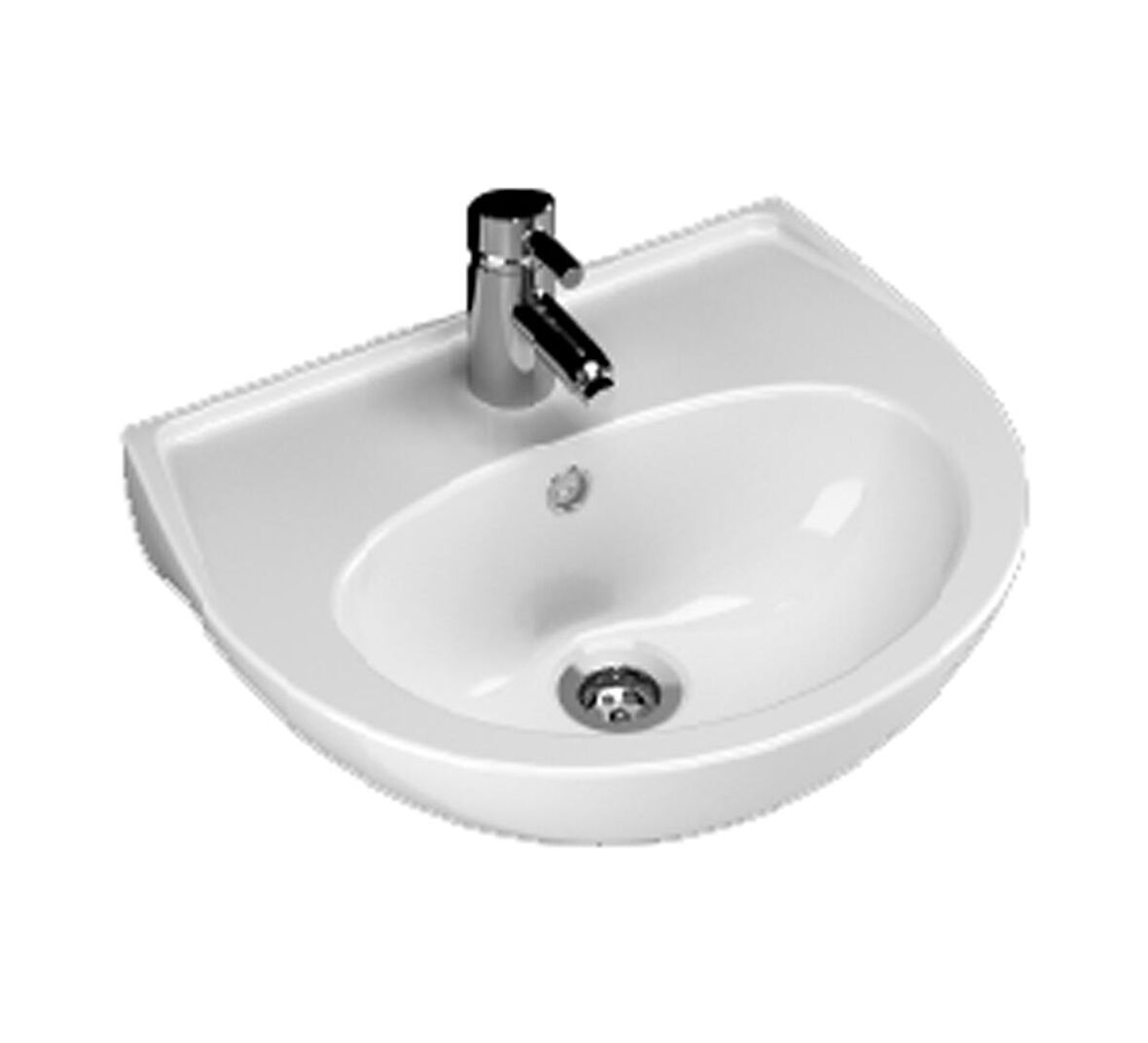 Turavit 36x45 cm Oval Lavabo