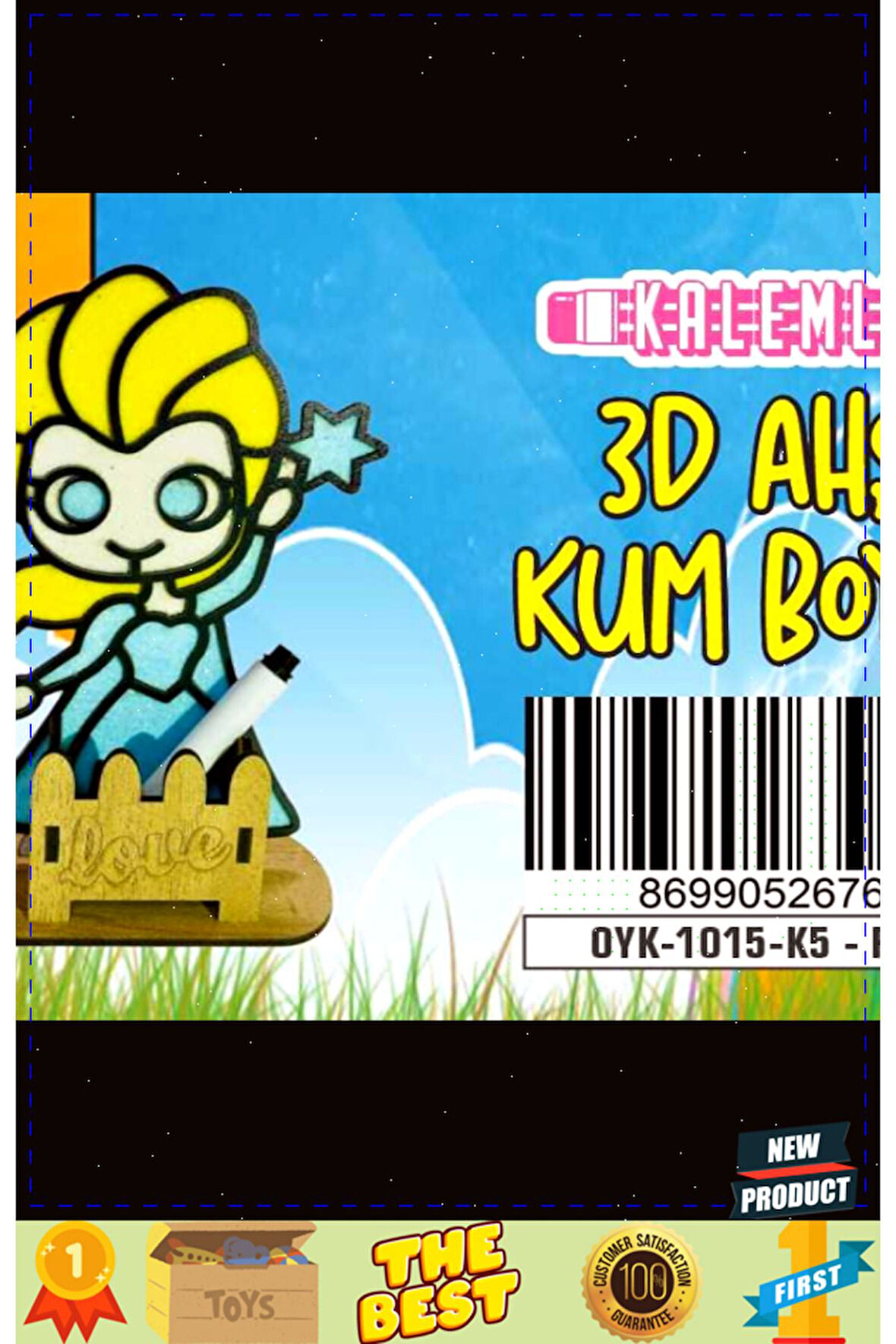 Kalemlikli Karakter Kum Boyama Oyunu Kız Çocuk Oyunları Ahşap Tuz Boyama Erkek Çocuk Oyuncakları