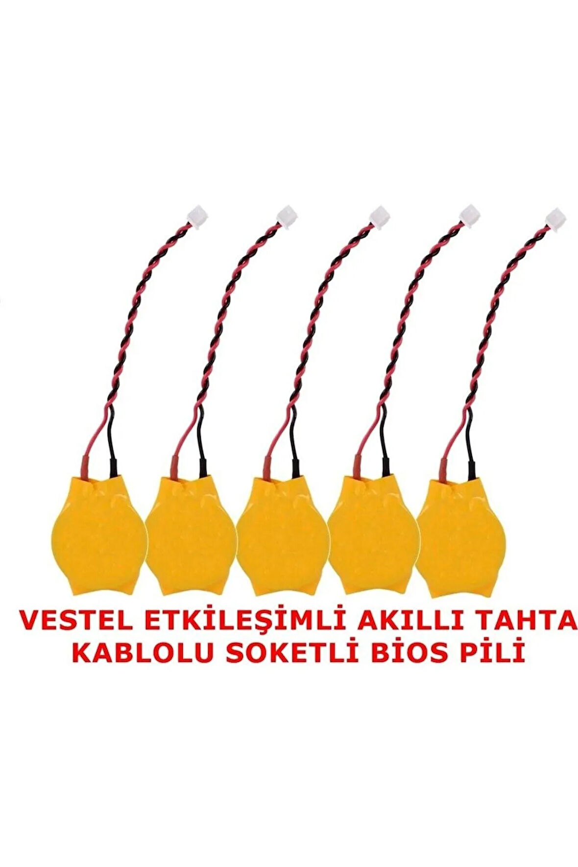 Vestel Etkileşimli Akıllı Tahta Kablolu Soketli Bios Pili 5 Adet