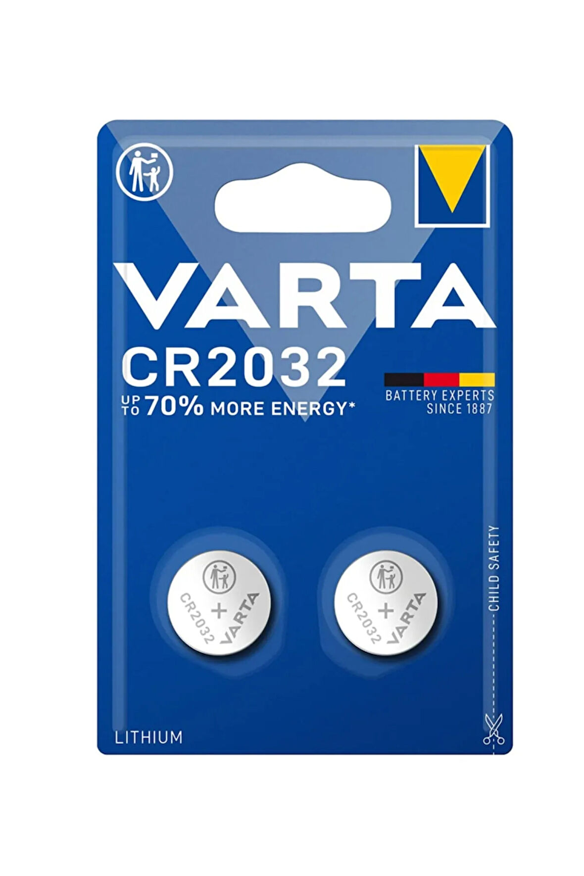 Cr2032 Lityum 3 Volt Düğme Para Pil 2 Li Paket